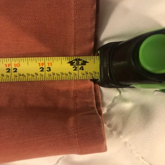 EUC Soft Surroundings Ladies 5 Pocket Pull On Pants Brown / Orange Color - Picture 4 of 8